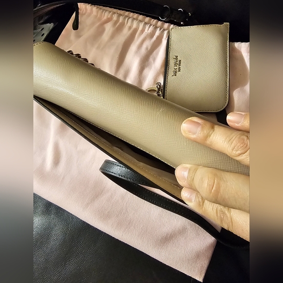 Kate Spade Madison Colorblock Convertible Crossbody Clutch Wallet & Dustbag EUC - Picture 11 of 15